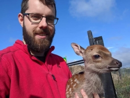 Zookeeper Cillian Club Leader of Foróige Wildlife Club